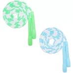 Blue Panda 4 Pack Beaded Jump Rope for Kids, Skipping Toys for Girls Starter Fitness Workout (9.2 Feet, 4 Colors) - Image 3
