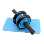 Abdominal Exercise Double Wheel Roller with Knee Pad - Image 2