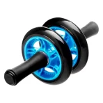 Abdominal Exercise Double Wheel Roller with Knee Pad